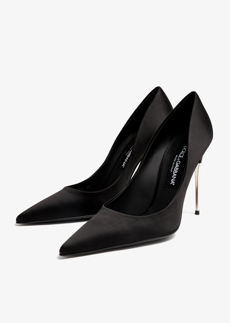 Dolce&Gabbana Satin pumps for Women - Black in UAE | Level Shoes