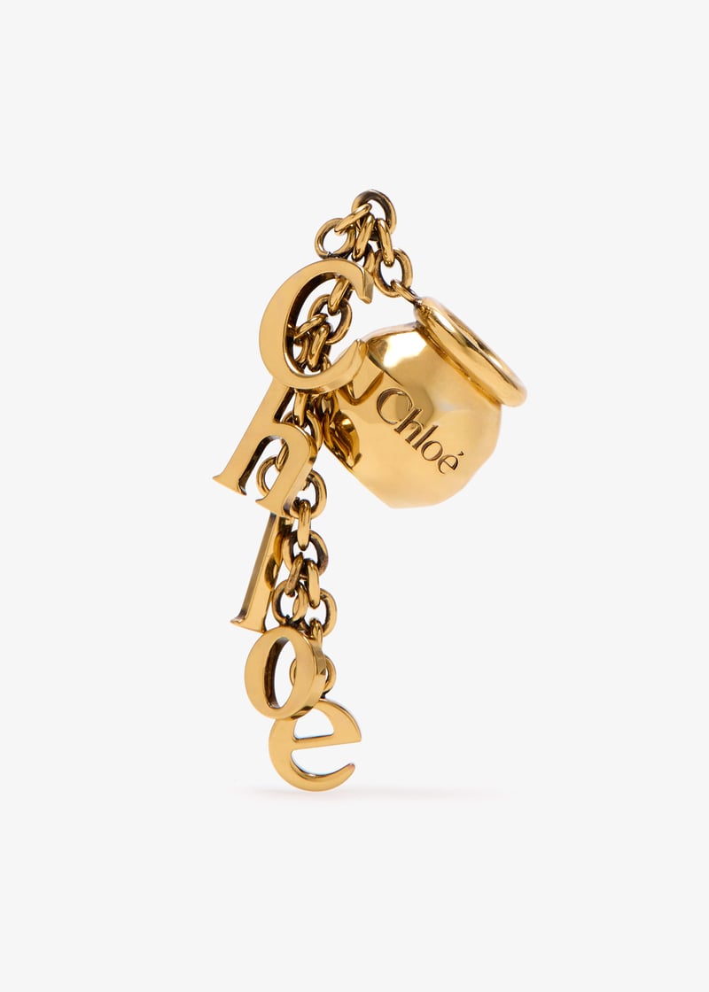 ブレスレット CHLOE BRASS SPHERE CHLOE LETTER SAYS BRACELET CHARM Chloé Sphere letters Bracelet bag charm for Women - Gold in