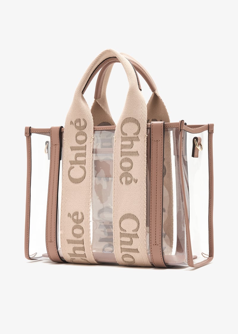 Chloé Woody small jelly tote bag for Women - Neutral in