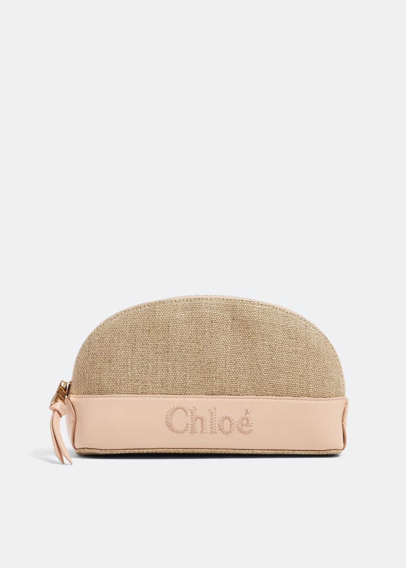 Chloé Sense pouch for Women - Pink in UAE | Level Shoes