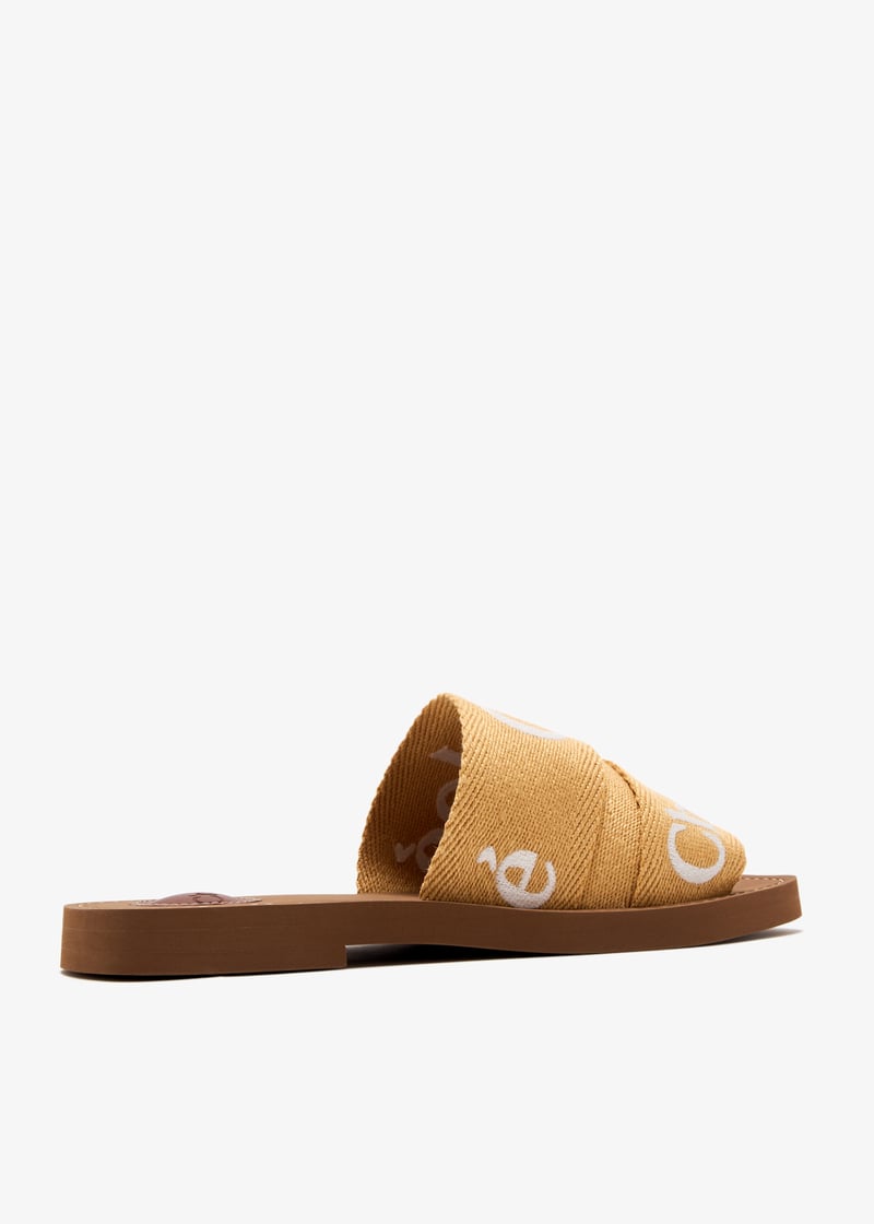 ☆韓国の人気☆【Chloe】☆WOODY FLAT MUL.E☆関税込☆ Woody Flat Mule | Women's Black Slides | Chloé SG