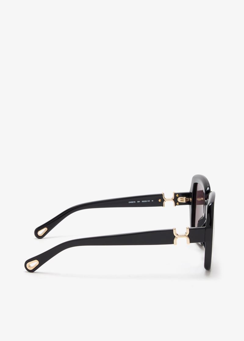 【関税・送料込】Chloe Marcie サングラス スクエア 新作 人気 Chloé Marcieサングラス の茶色 CHC25SEK0301846 | Chloé JP