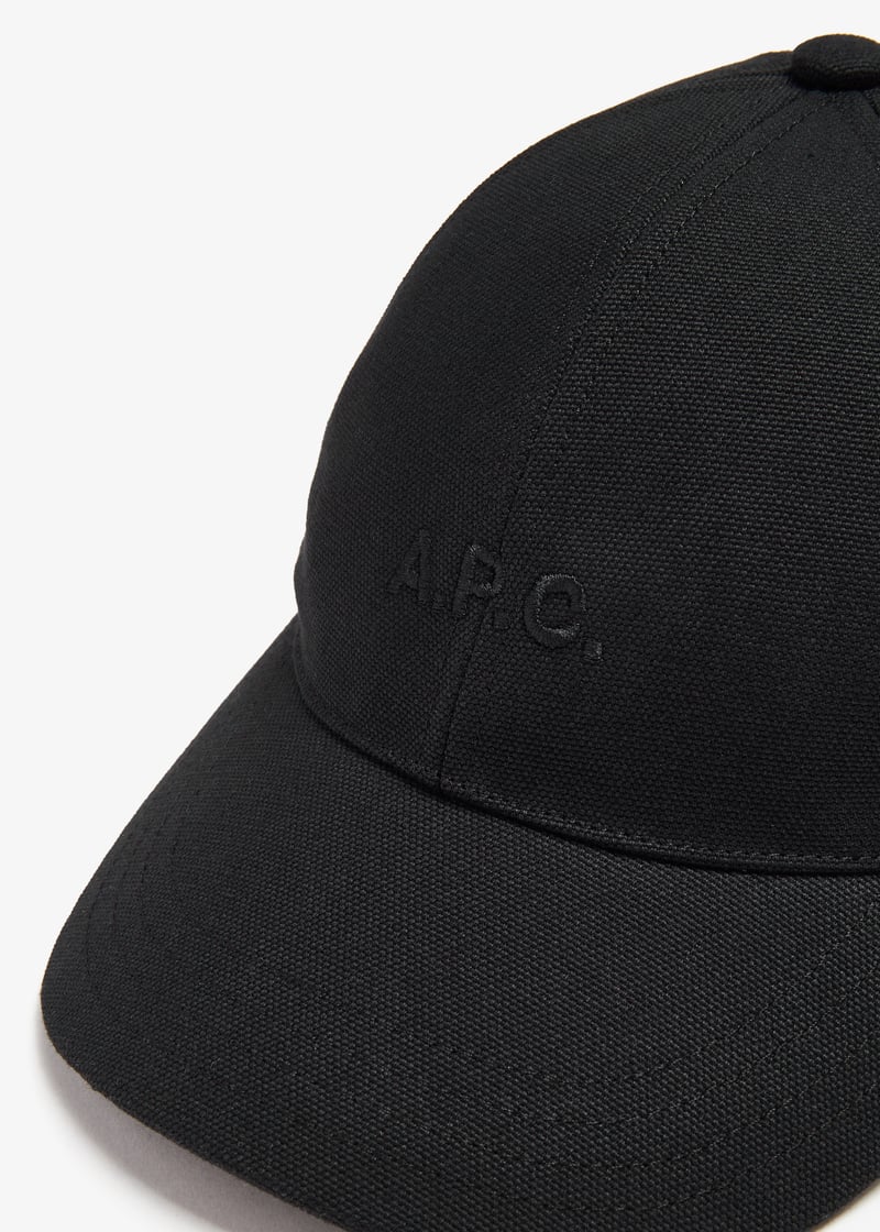 A.P.C. Charlie baseball cap for Men - Black in UAE | Level Shoes