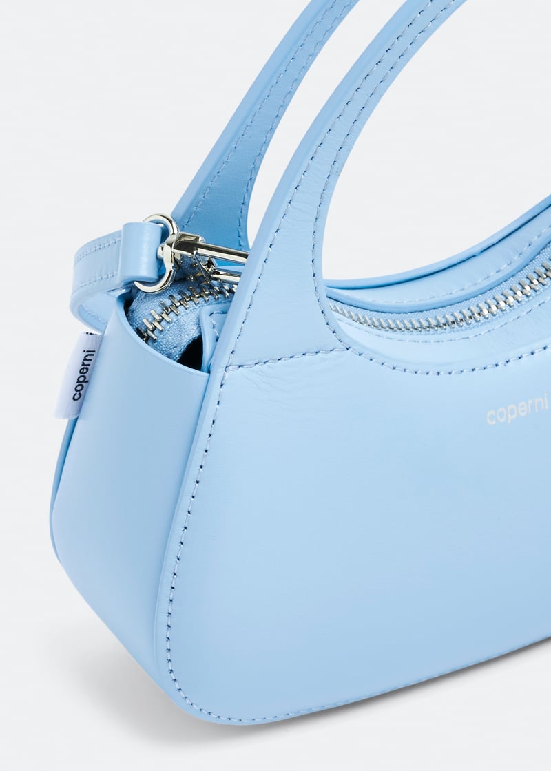 トートバッグ Coperni Swipe Baguette Bag - Canvas - Washed Blue Coperni Swipe Baguette Bag - Canvas - Washed Blue | THE LIST