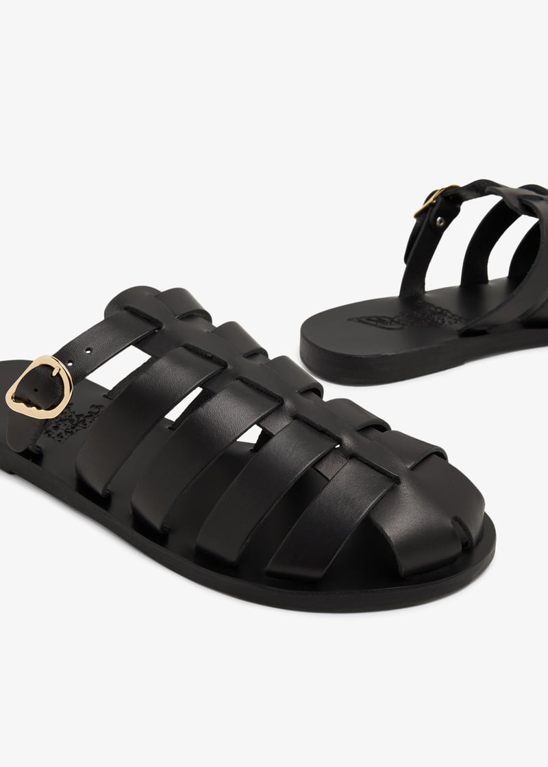 Ancient Greek Sandals Cosmia sandals for Women - Black in