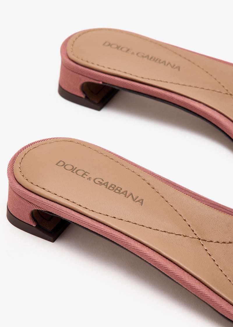 Dolce&Gabbana Bejeweled buckle sandals for Women - Pink in