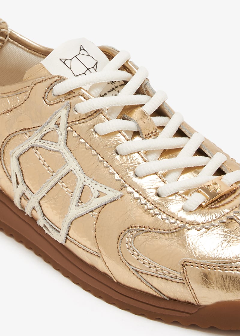 Naked Wolfe Exposure sneakers for Women - Gold in UAE