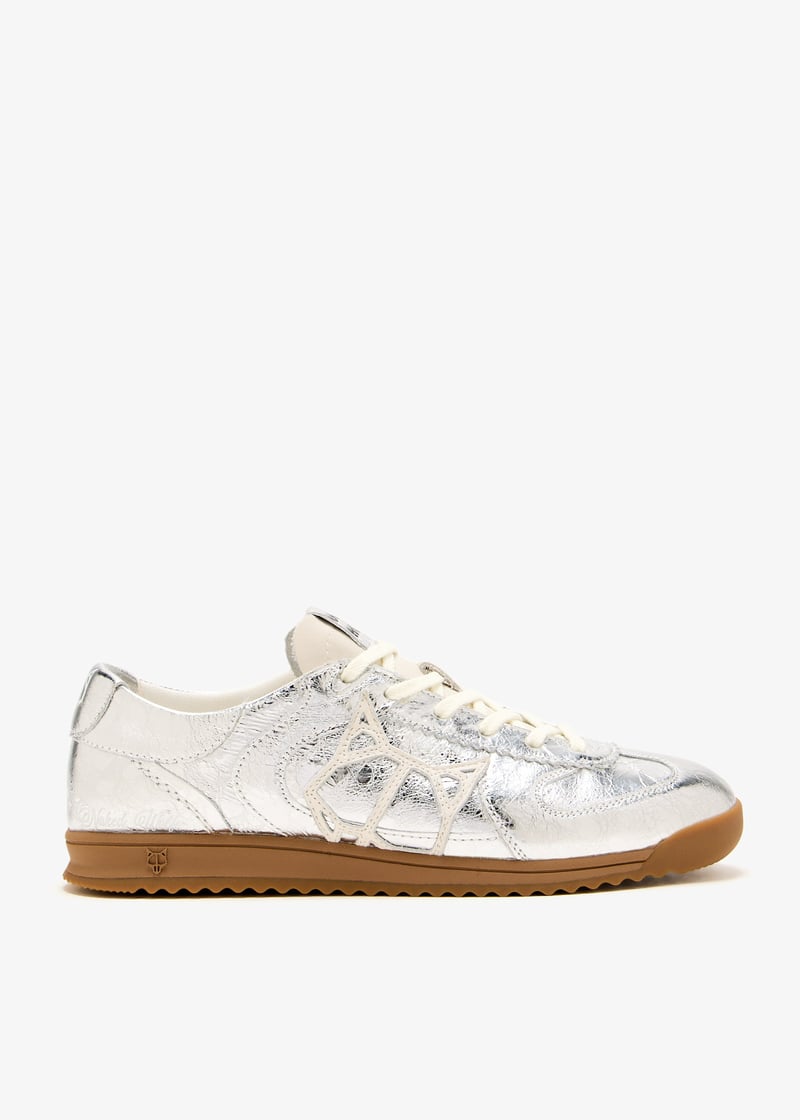 【NAKED WOLFE】Exposuree レザー スニーカー Naked Wolfe Exposuree sneakers for Women - Silver in UAE