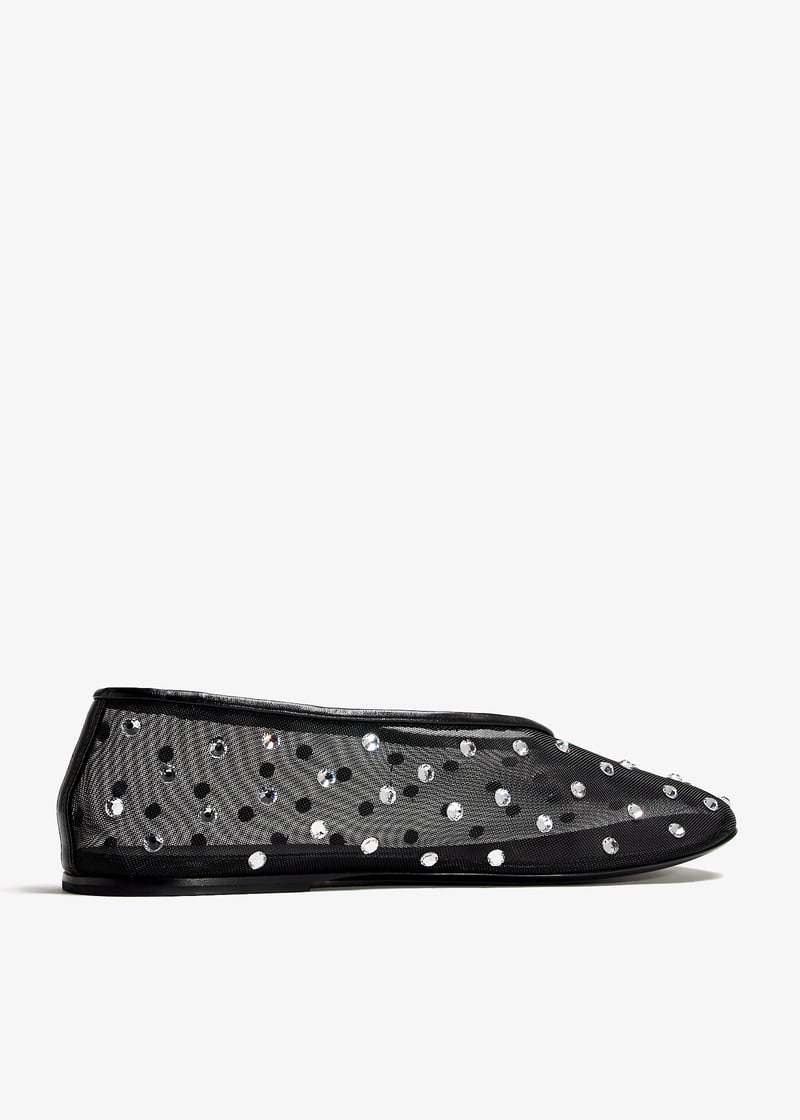 フラットシューズ KHAITE FW25 Ballerinas (F4057 942 200) Khaite Marcy ballet flats for Women - Black in Qatar | Level
