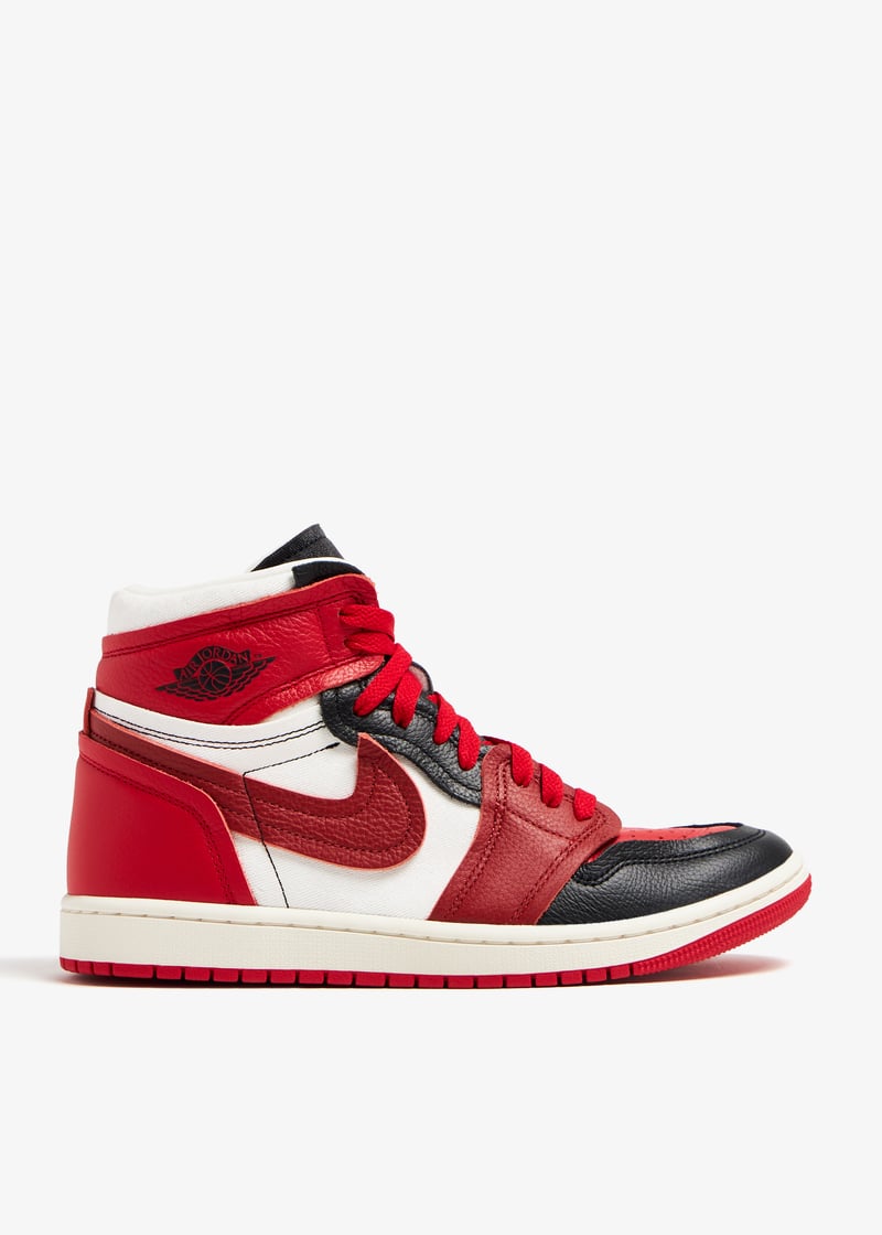 関税送料込♪NIKE/Wmns Air Jordan 1 MM High “Sport Red” Nike Air Jordan 1 MM High 'Sport Red' sneakers for Women