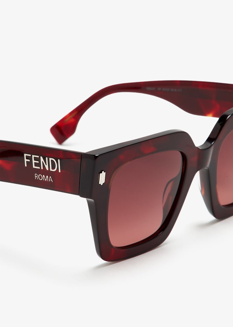 FENDI Fendi Roma square sunglasses for Women - Red in Qatar