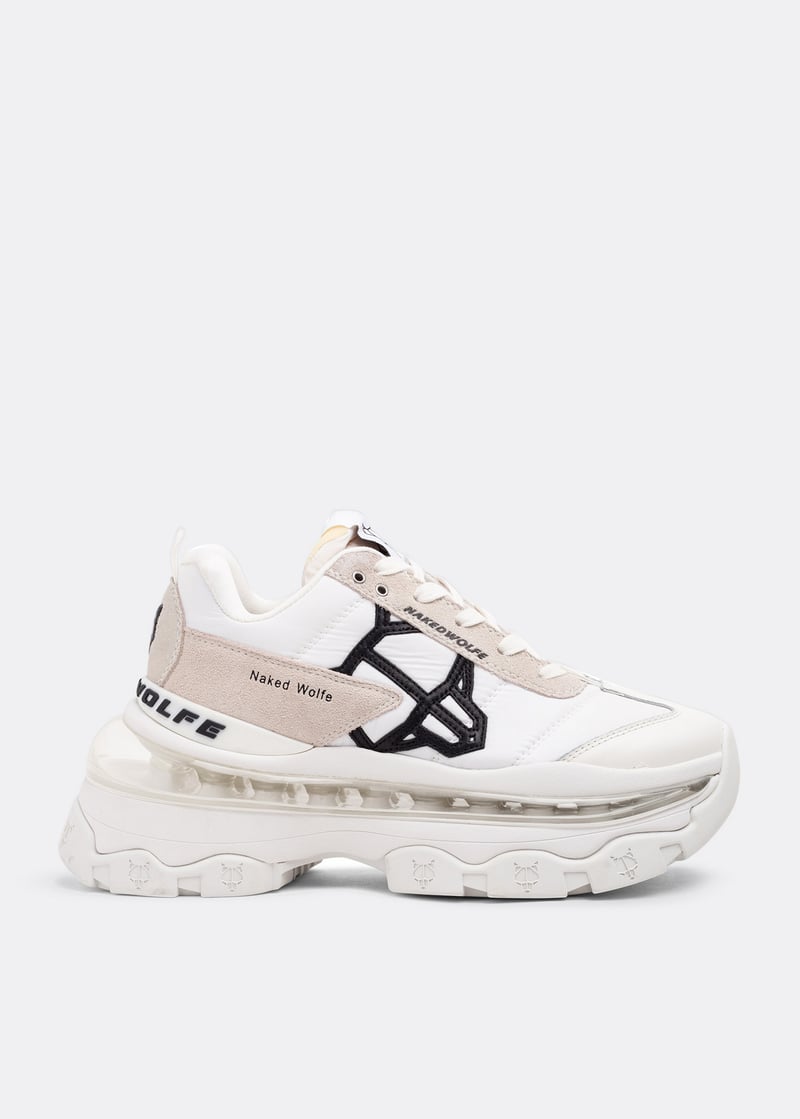Naked Wolfe Fighter sneakers for Women - White in Qatar