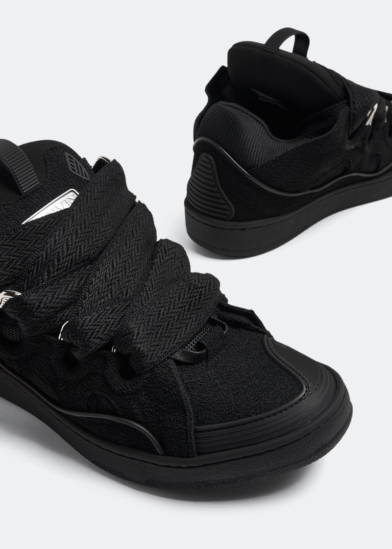 Lanvin Curb sneakers for Men - Black in UAE | Level Shoes