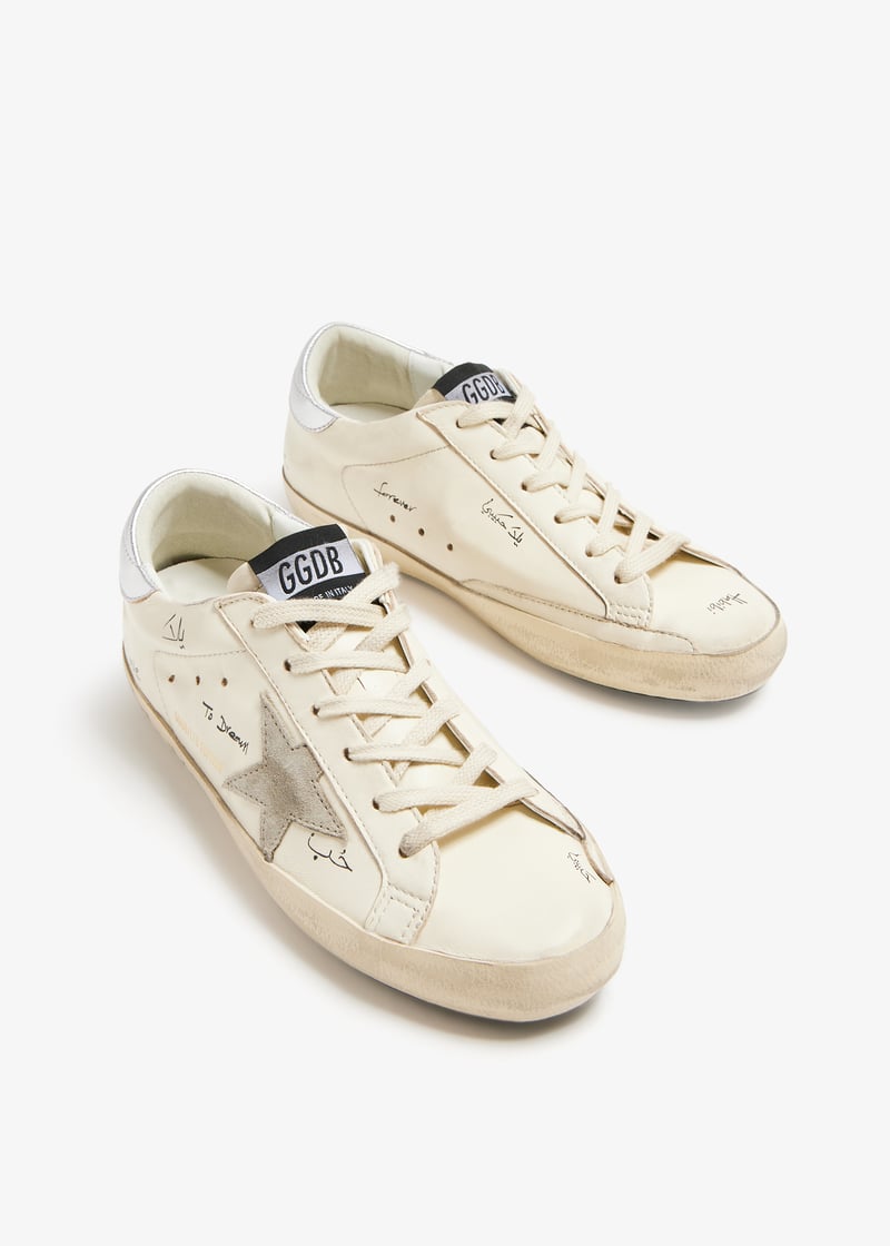 Golden Goose GMF00101F00681315707 関税送料込 Golden Goose Super-Star LTD sneakers for Women - Beige in