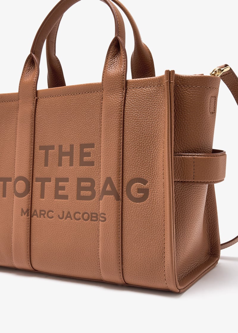 Marc Jacobs The Leather medium tote bag for Women - Brown in