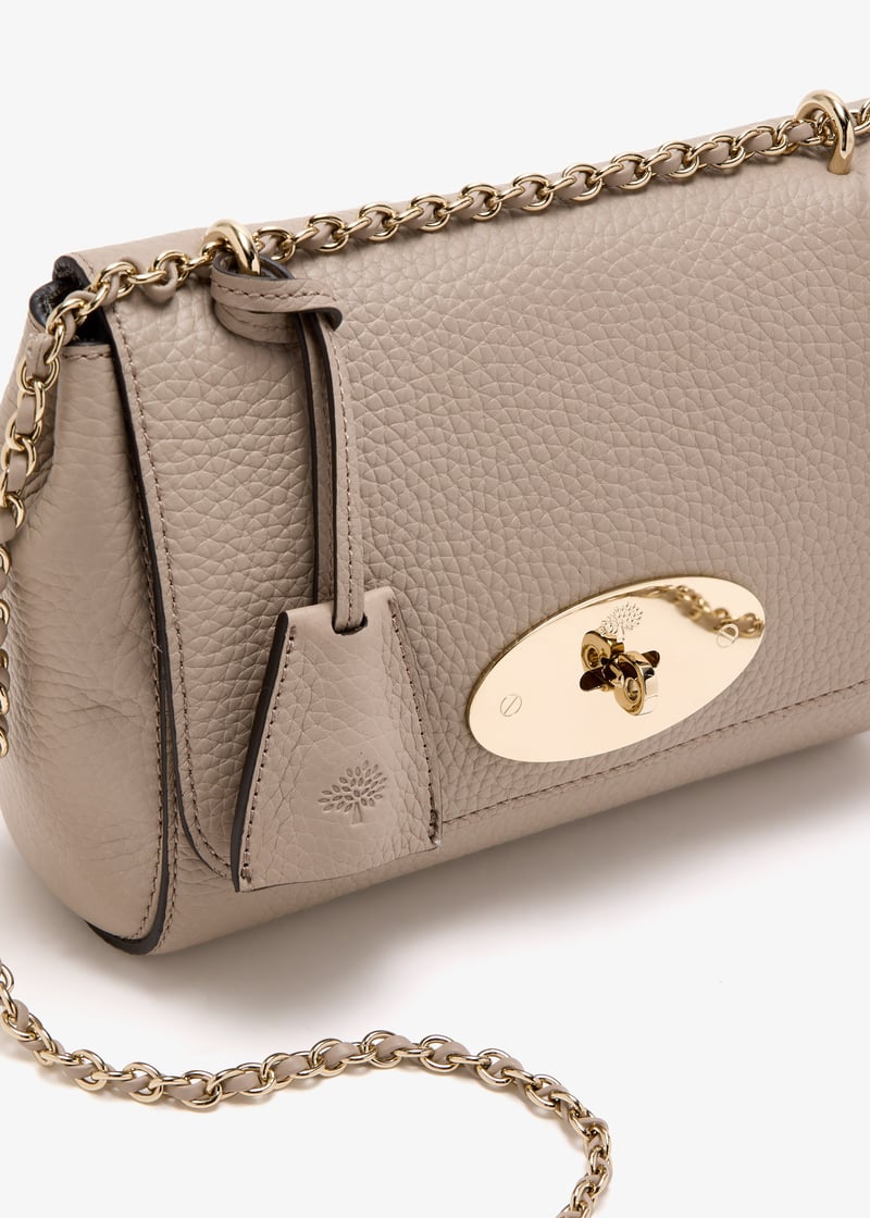 【MULBERRY】LILY LEATHER CROSSBODY BAG Mulberry Lily pale pink leather small bag - Women