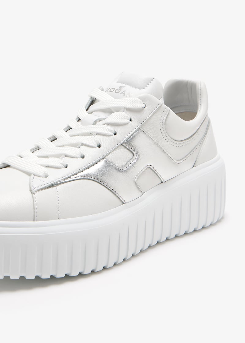スニーカー HOGAN Woman Sneakers White HXW6450FE91NCS 0351 Hogan H-Stripes sneakers for Women - White in UAE | Level Shoes