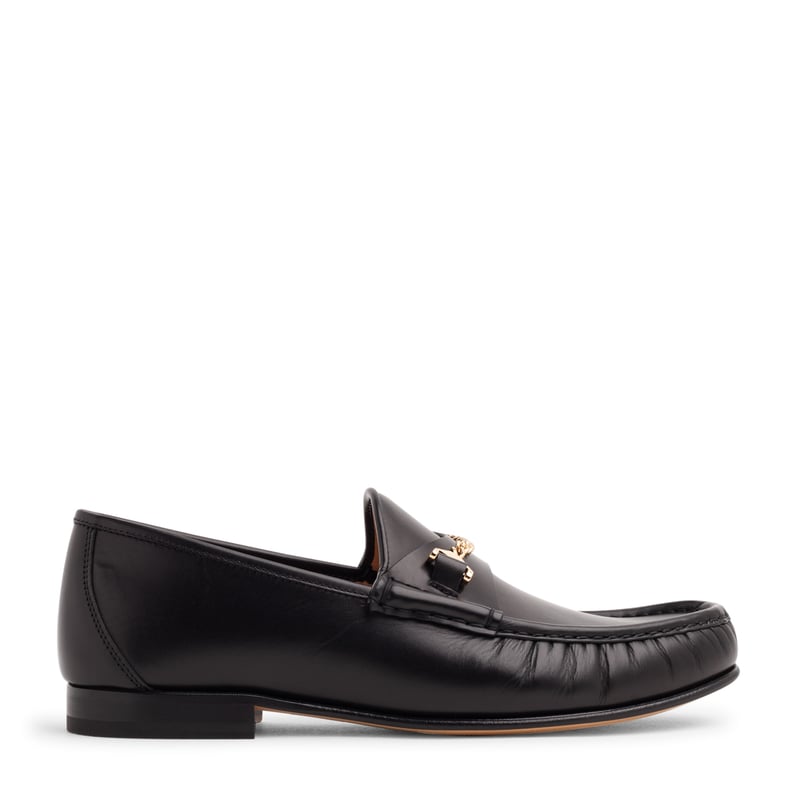 新品 HYUSTO Mick Moccasin Black Leather Mick Moccasin Black Leather – Hyusto