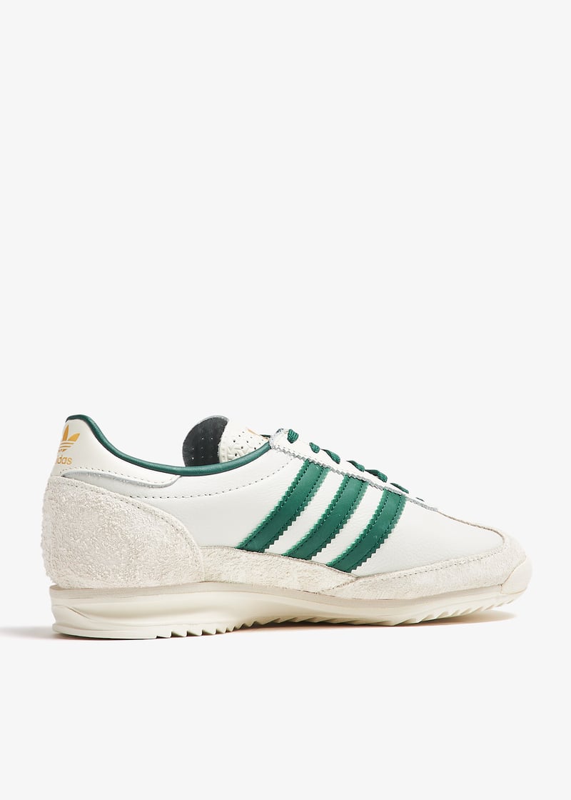 ★adidas★ SL 72 OG W White Green IF1940 adidas W SL 72 OG Off White Collegiate Green IF1940