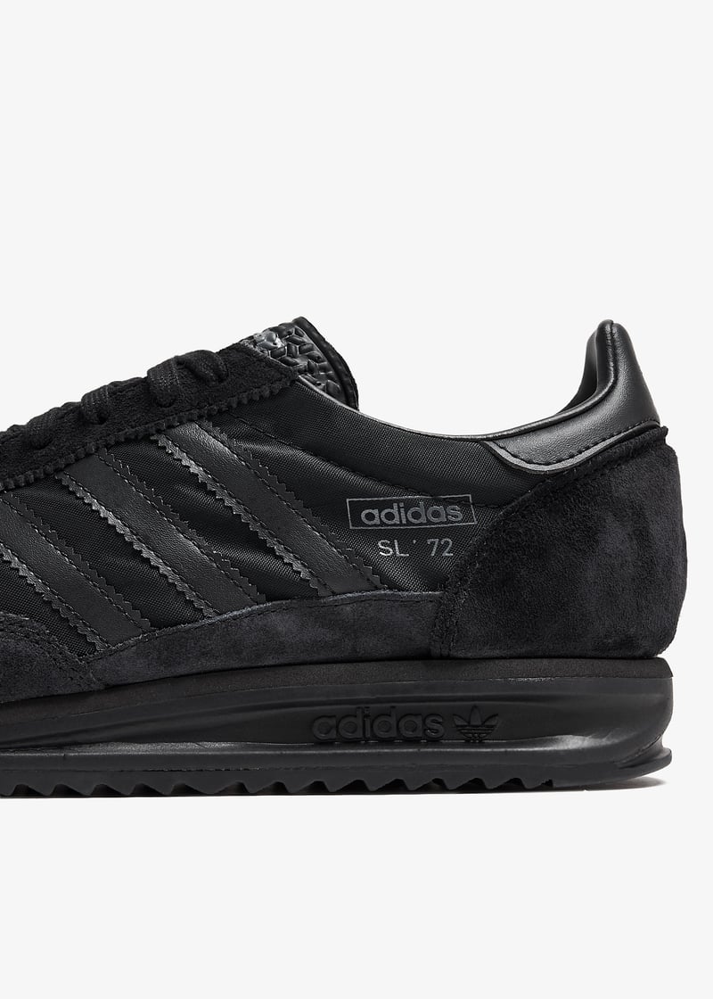 【送料&関税込】Adidas Sl 72 Rs Sneakers In Black Suede And adidas Sl 72 Rs Mens Fashion Sneakers in Black Yellow - 10.5