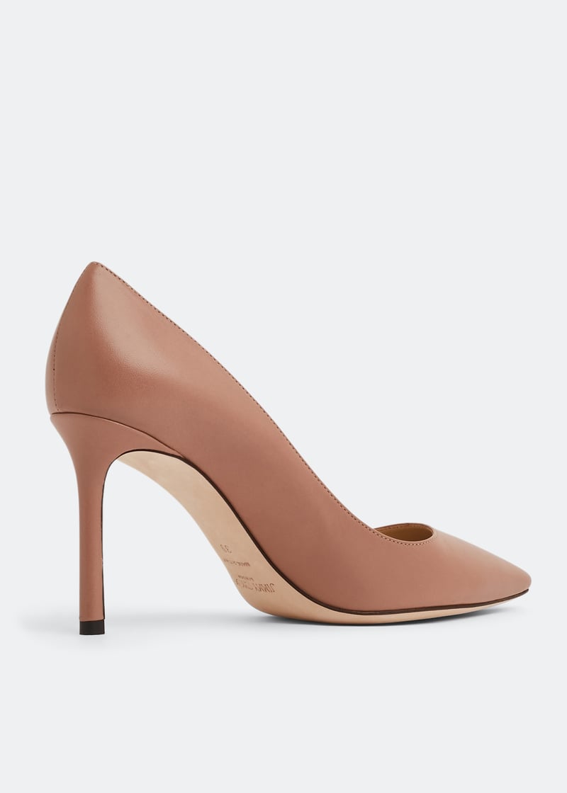 パンプス JIMMY CHOO Antiqued Pink Leather Romy 85 Pumps Jimmy Choo Antiqued Pink Leather Romy 85 Pump – LOZURI®