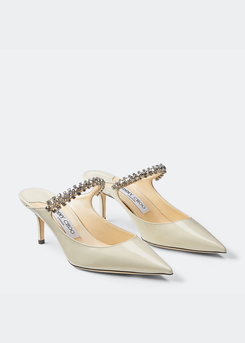 Jimmy Choo Bing 65 mules for Women - White in Qatar | Level