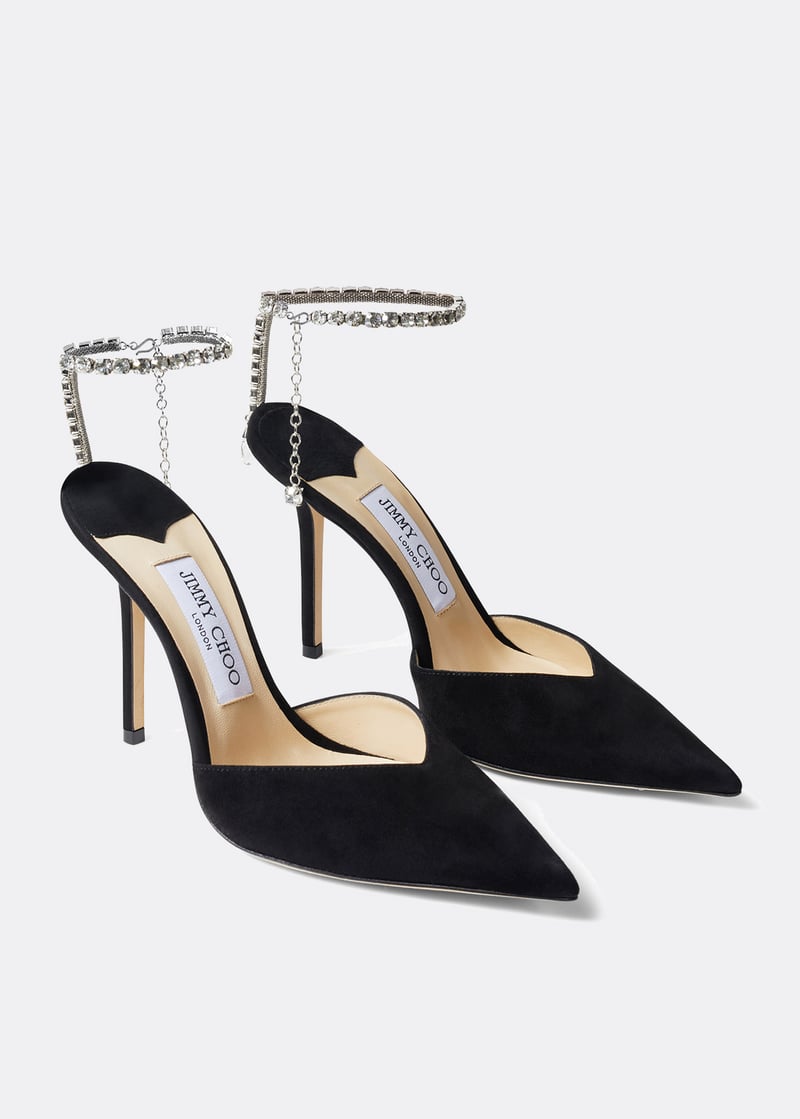 Jimmy Choo Saeda pumps for Women - Black in Qatar | Level Shoes