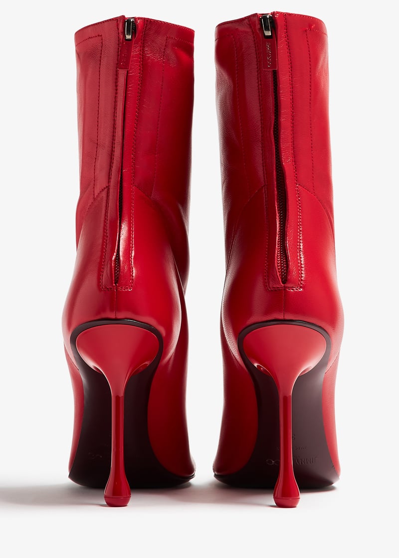 Jimmy Choo Scarlett 95 boots for Women - Red in KSA | Level