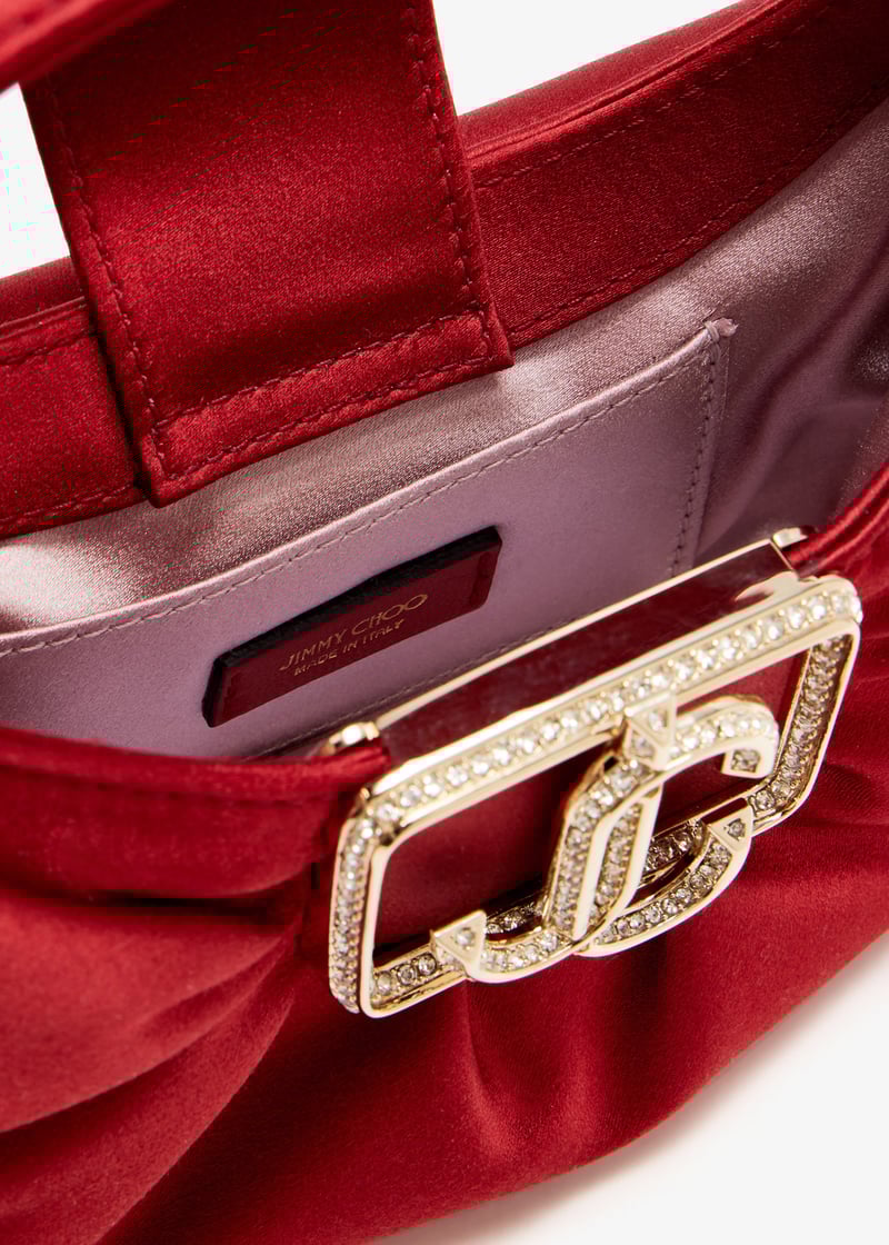 Jimmy Choo Edie hobo mini bag for Women - Red in Qatar
