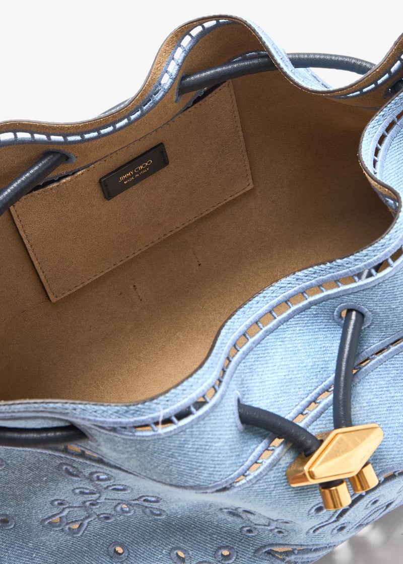 Jimmy Choo Cinch M bag for Women - Blue in UAE | Level Shoes