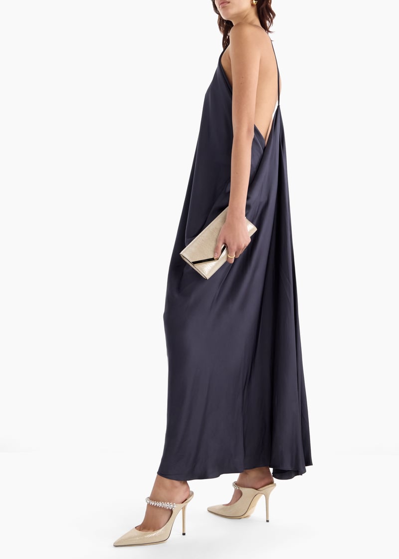 【24SS NEW】Jimmy Choo_woman/ BING ミュール 75 / Navy Jimmy Choo Bing 100 mules for Women - Gold in UAE | Level Shoes