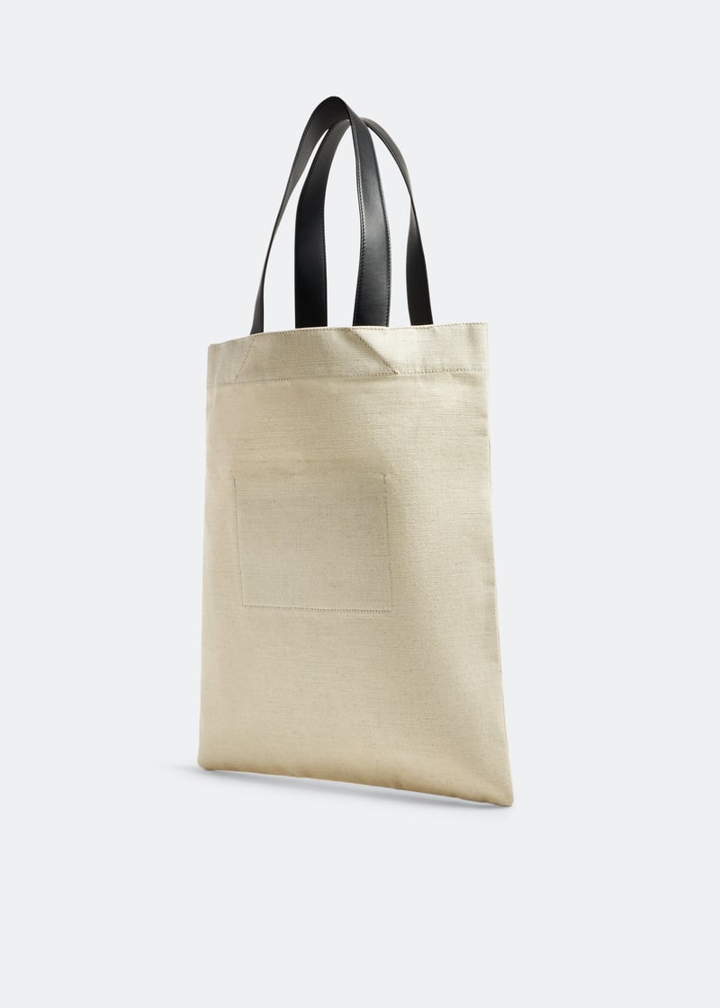 Jil Sander Flat medium shopper bag for Women - Beige in UAE