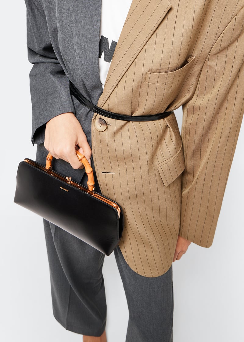 Jil Sander Goji Bamboo small bag for Women - Black in UAE