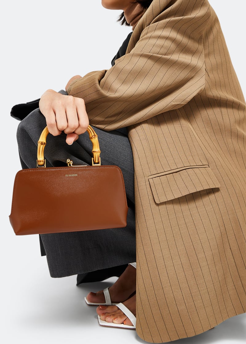 Jil Sander Goji Bamboo mini bag for Women - Brown in UAE