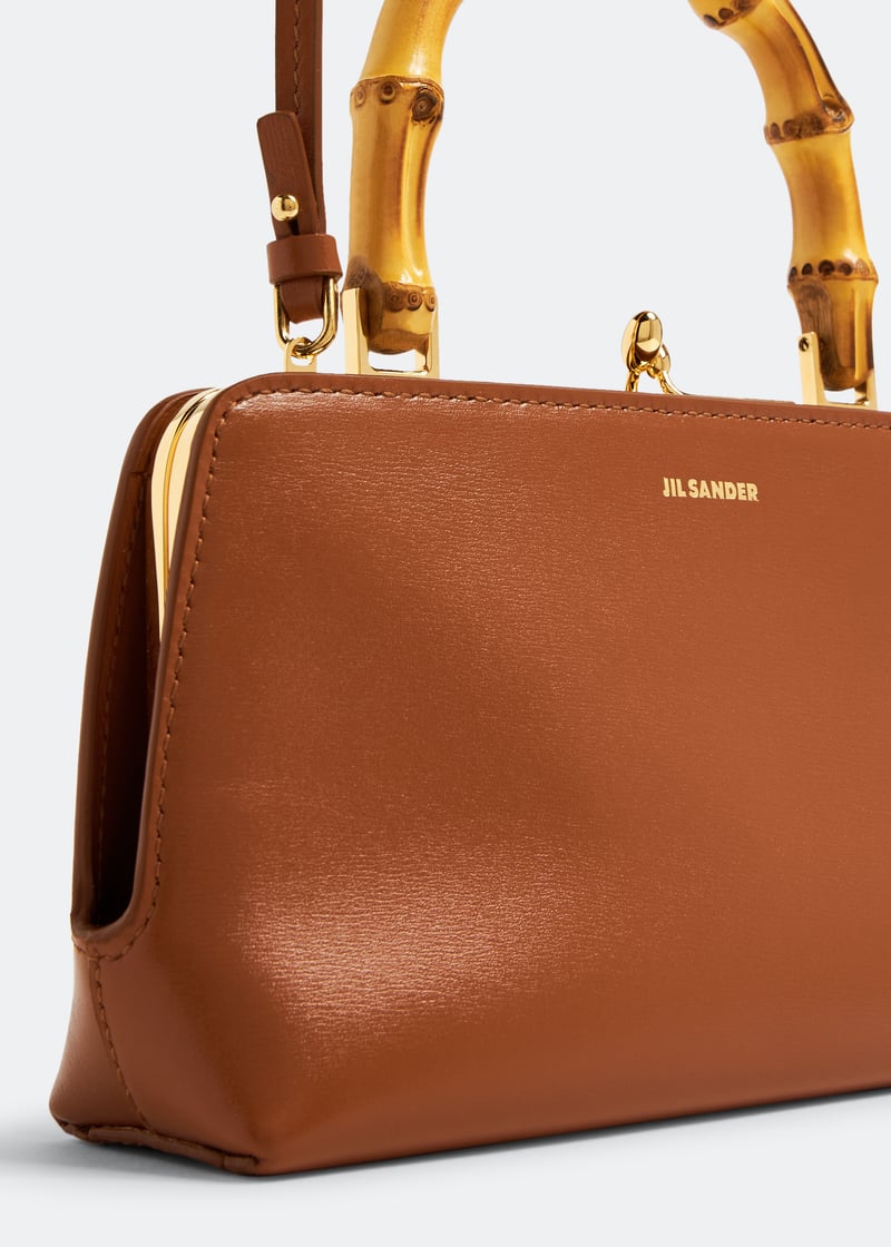 追跡あり★Jil Sander★GOJI バンブーハンドルレザーバッグ MINI Goji Bamboo Mini Woman | Jil Sander Official Online Store