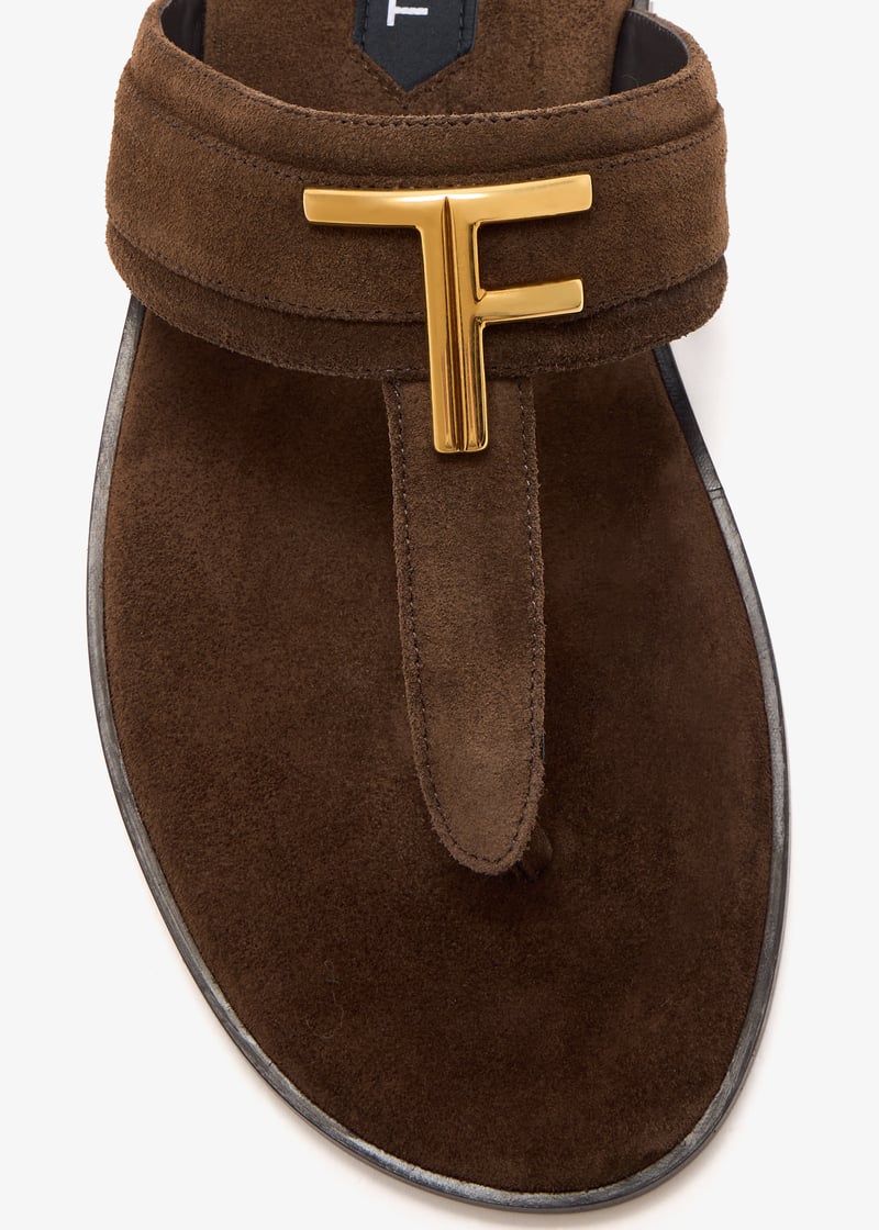 Tom Ford Brighton sandals for Men - Brown in UAE | Level Shoes