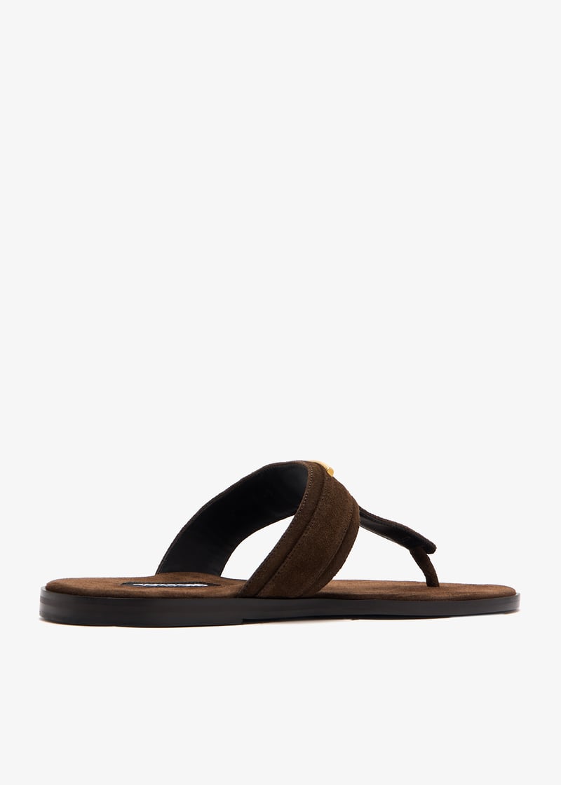 Tom Ford Brighton sandals for Men - Brown in UAE | Level Shoes
