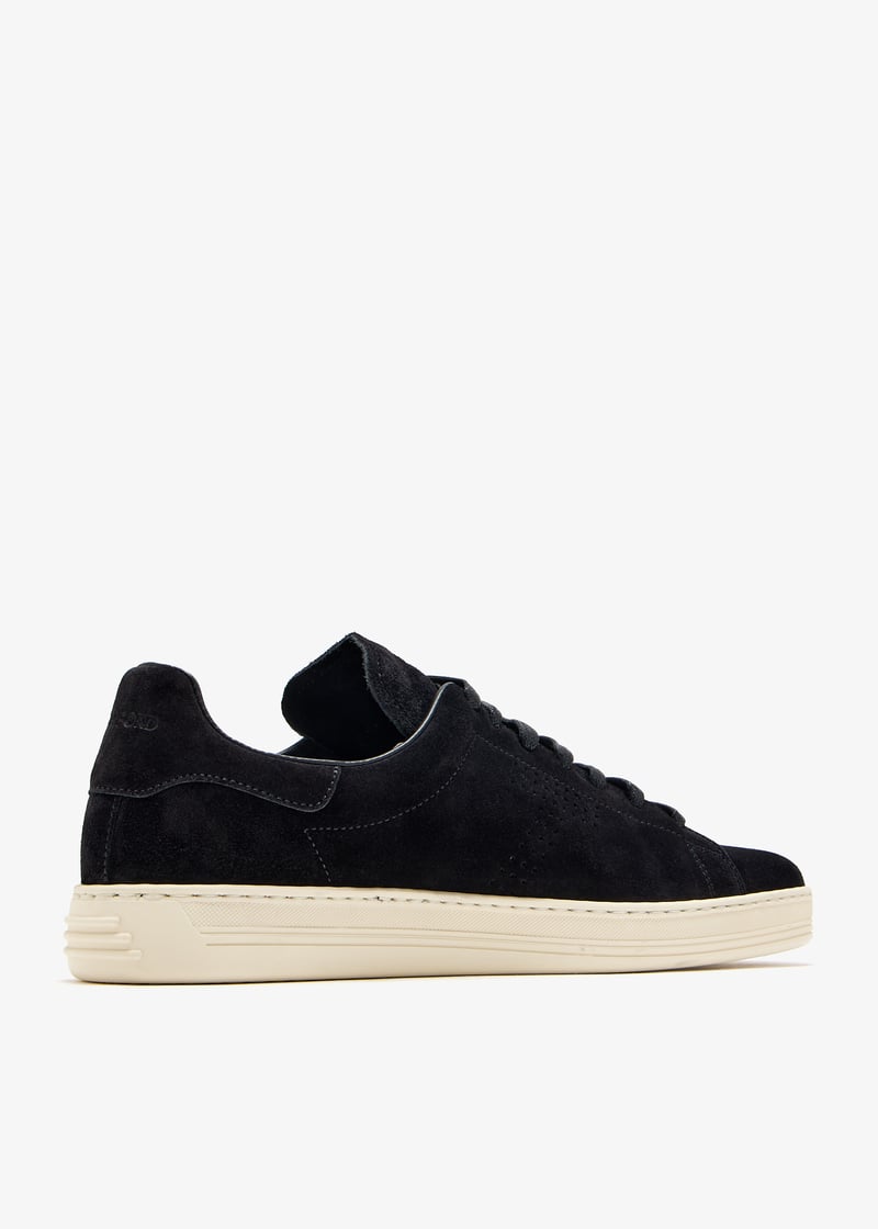 【関税&送料込】Tom Ford Black Suede Warwick Sneakers Tom Ford Sneakers Size 8 US