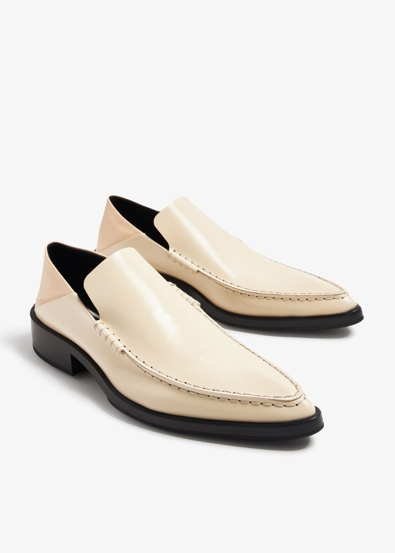 Jil Sander Flat mocassins for Women - White in UAE | Level Shoes