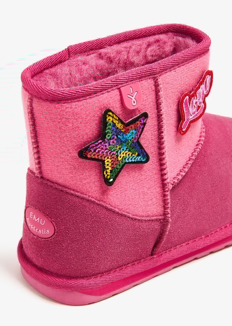 EMU Australia Wallaby Mini Play boots for Girl - Pink in UAE