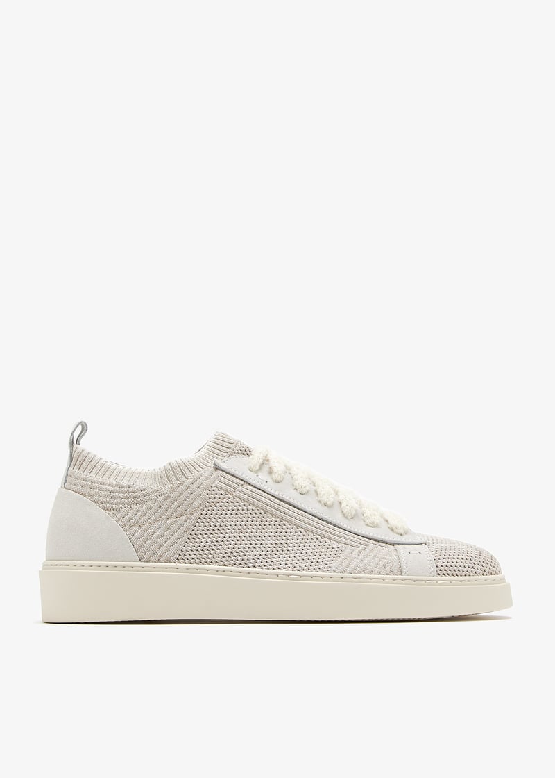 スニーカー Eleventy SS25 Eleventy Sneakers (K77SCAK07 SCA0K0120202) Beige panelled sneakers Eleventy - men - ELEVENTY