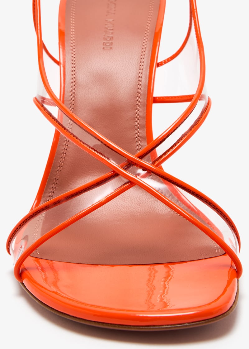 Amina Muaddi Lena 90 sandals for Women - Orange in Kuwait