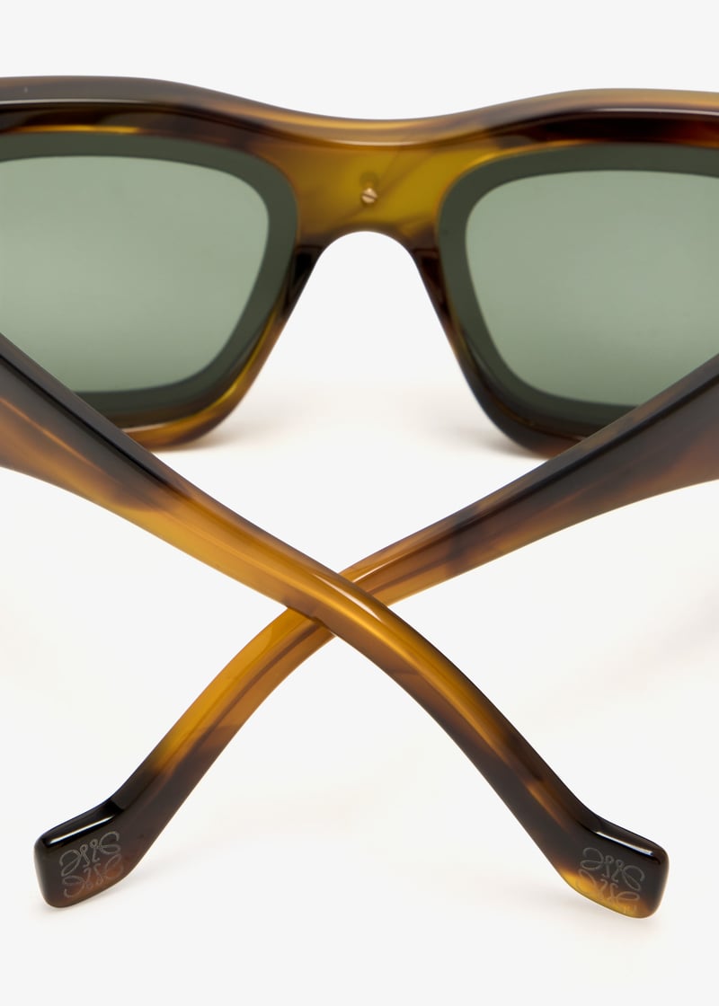 サングラス LOEWE Woman Sunglasses Brown LW40162U 52N LOEWE Cinema Double Layer sunglasses for Women - Brown in