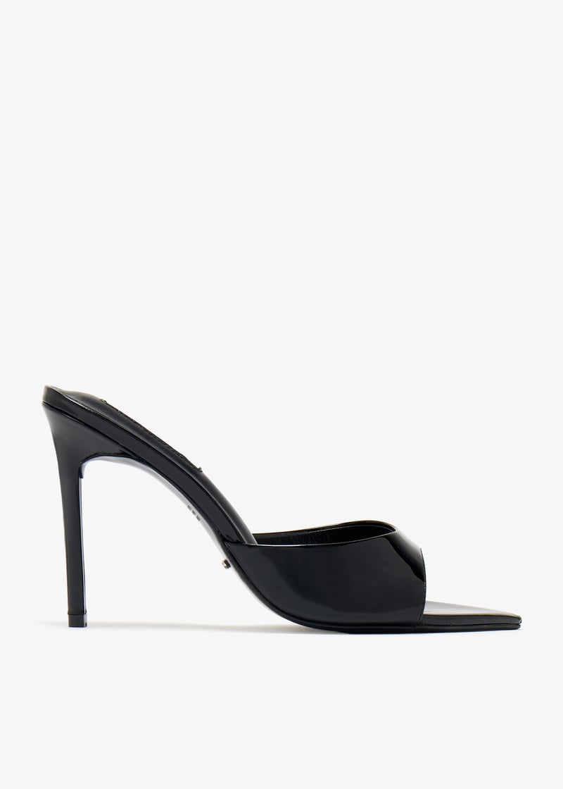 日本未入荷 Tony Bianco Malibu 10.5cmヒール ミュール サンダル Tony Bianco Malibu mules for Women - Black in UAE | Level Shoes