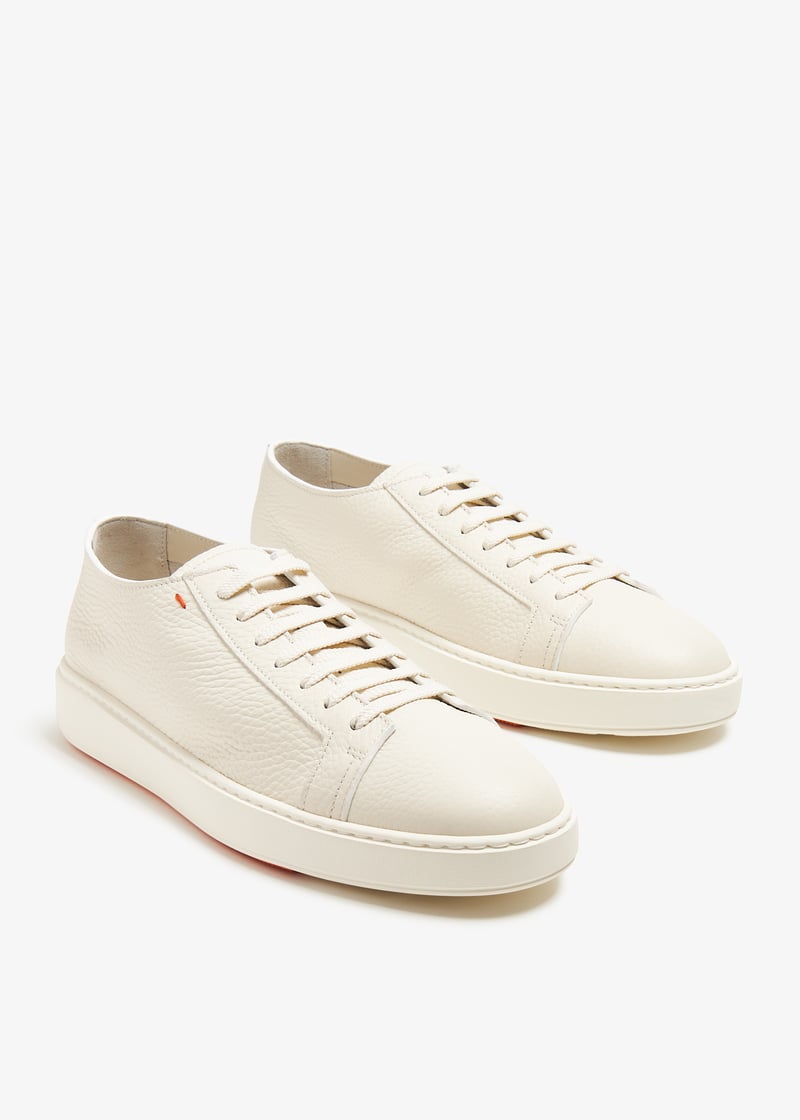 スニーカー SANTONI Men Sneakers MBCD21430BARC MMDI48 WHITE SANTONI: Sneakers men - White | Santoni sneakers