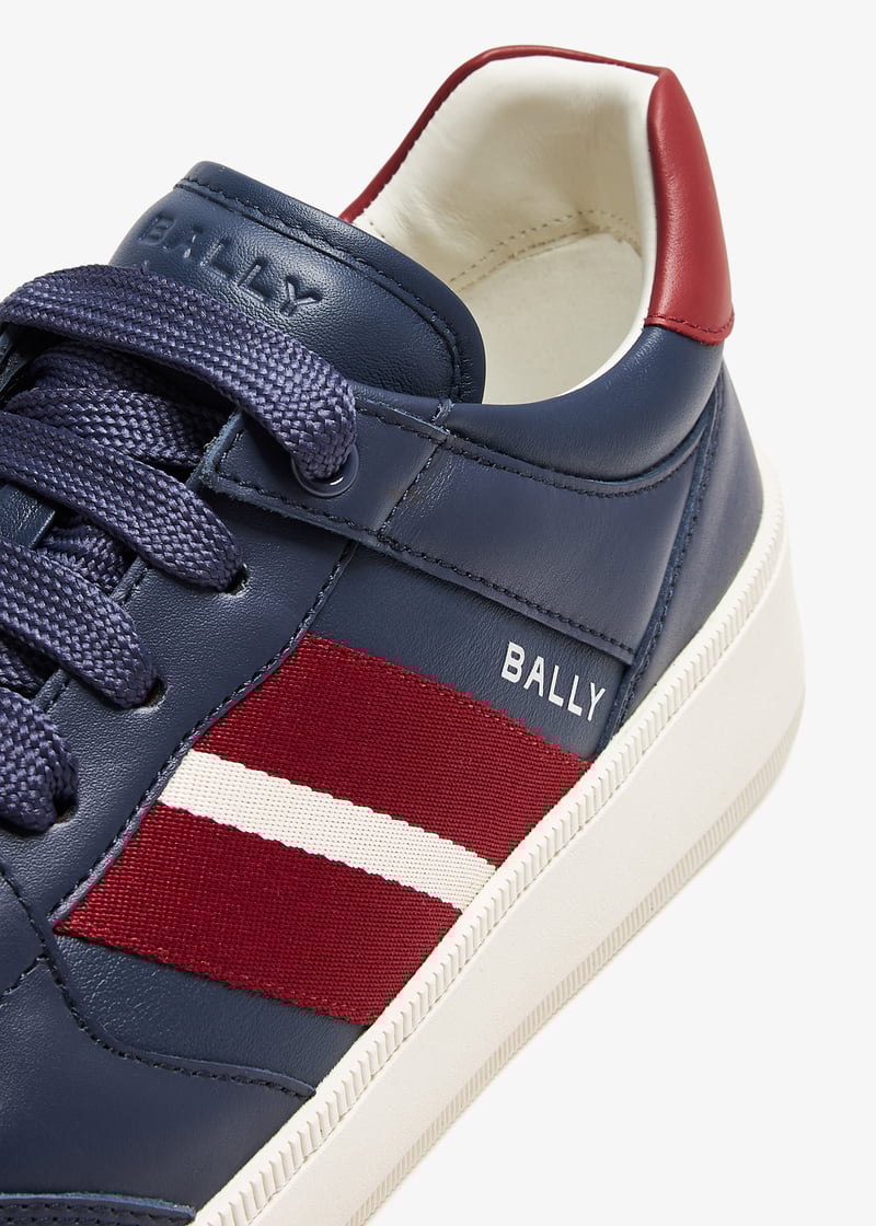 BALLY｜SNEAKERS (MSK08YVT179-I9C4) Bally - Rebby Leather low-top sneakers black - The Corner