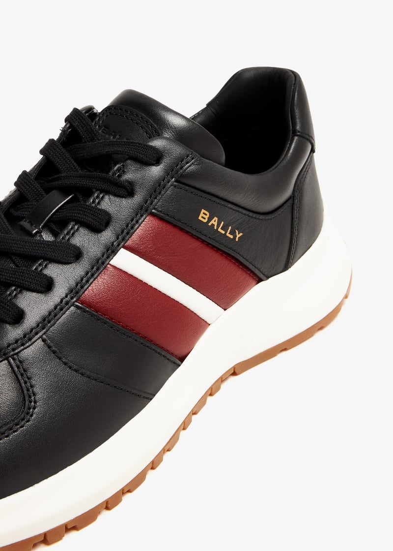 スニーカー Bally Sneaker Darsyl Bally Darsyl Grained Leather Low-Top Sneakers, Brand Size 5