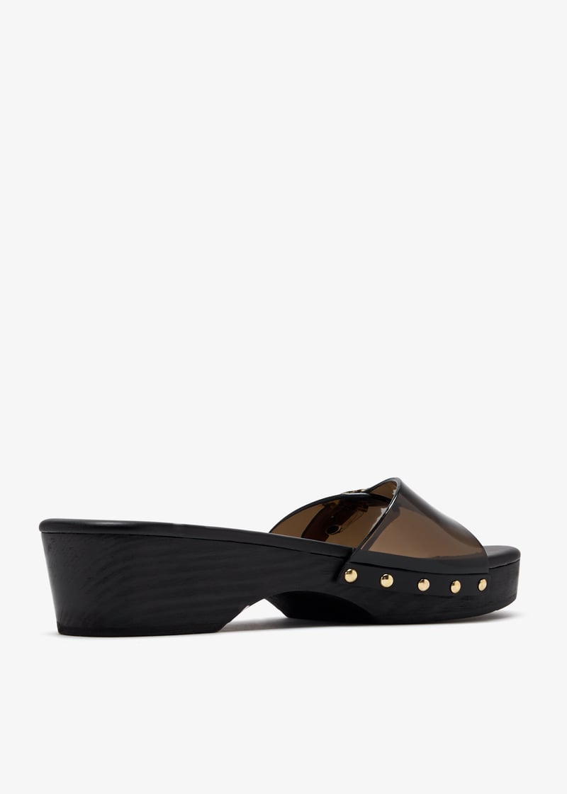 ANCIENT GREEK SANDALS omonia jelly PVC クロッグサンダル ANCIENT GREEK SANDALS Omonia Jelly studded PVC clogs | NET-A