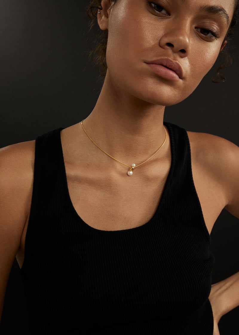 唯一無二の個性を纏う【MISSOMA】Pendant Slider Necklace MISSOMA Lucy Williams x Missoma Square Malachite Pendant