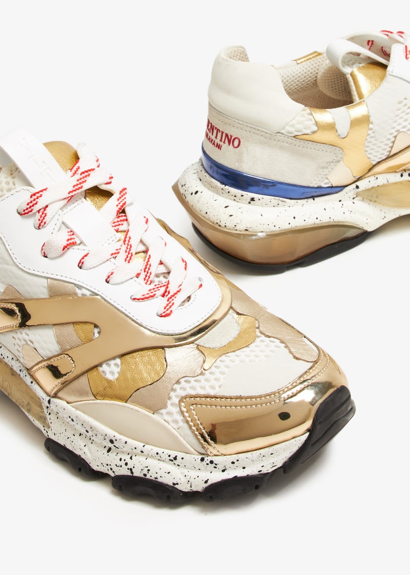 Valentino Garavani Pre-Loved Camouflage Bounce sneakers for